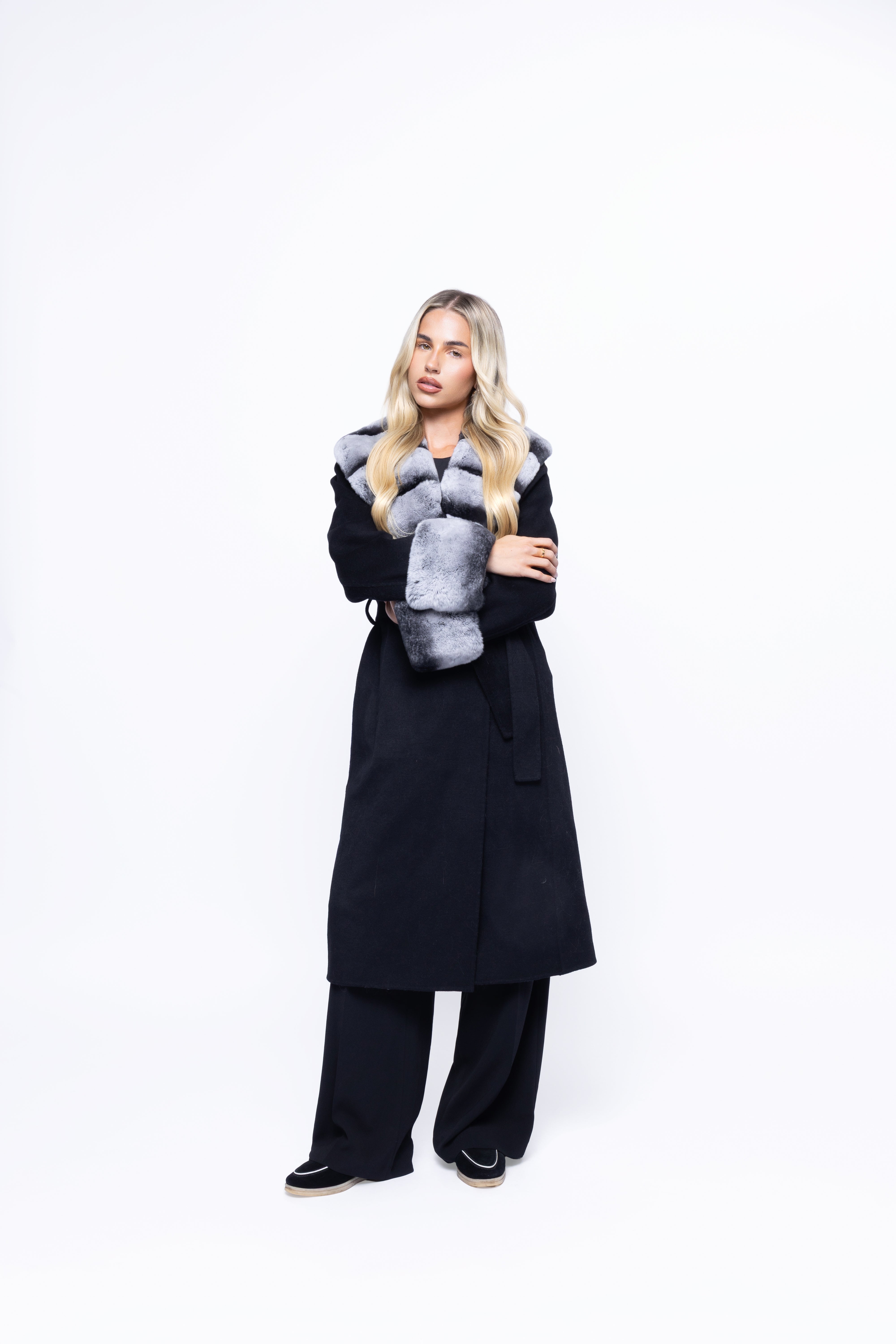 Aurelia Wool with Fur Collar