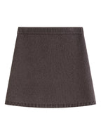 FSLE【Premium Series】 Winter 2025 Women's Minimalist Knit Set - Round Neck Sweater & A-Line Skirt Casual Comfort Two Piece Outfit
