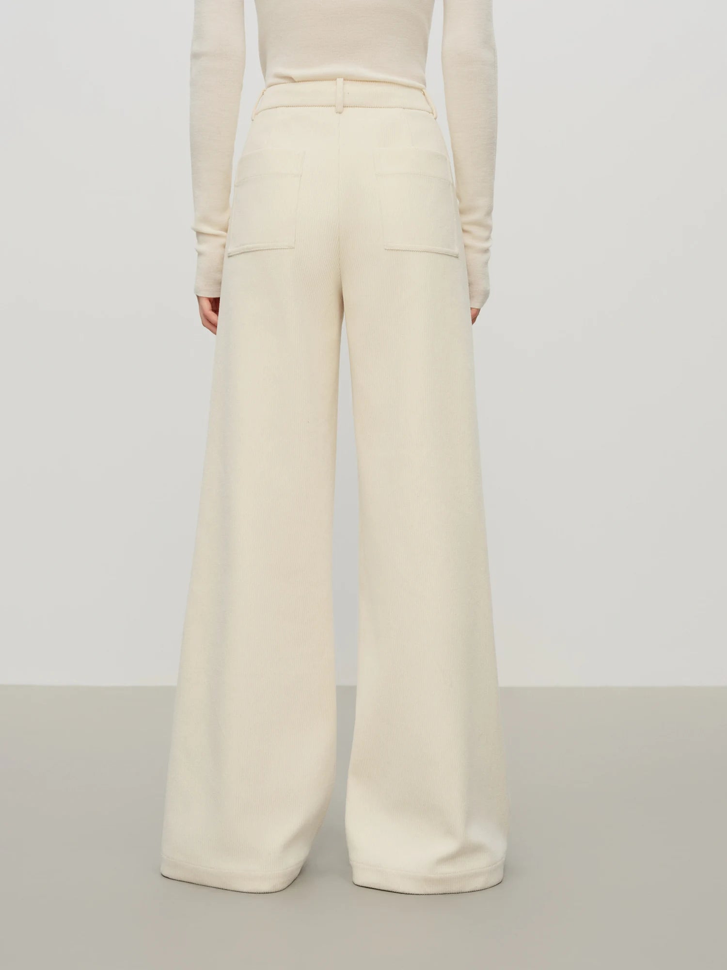 FSLE Vintage Relaxed Drape Straight Casual Tros Herringbone Fabric for Women Winter 2025 New Arrival Slimming Effect Pants