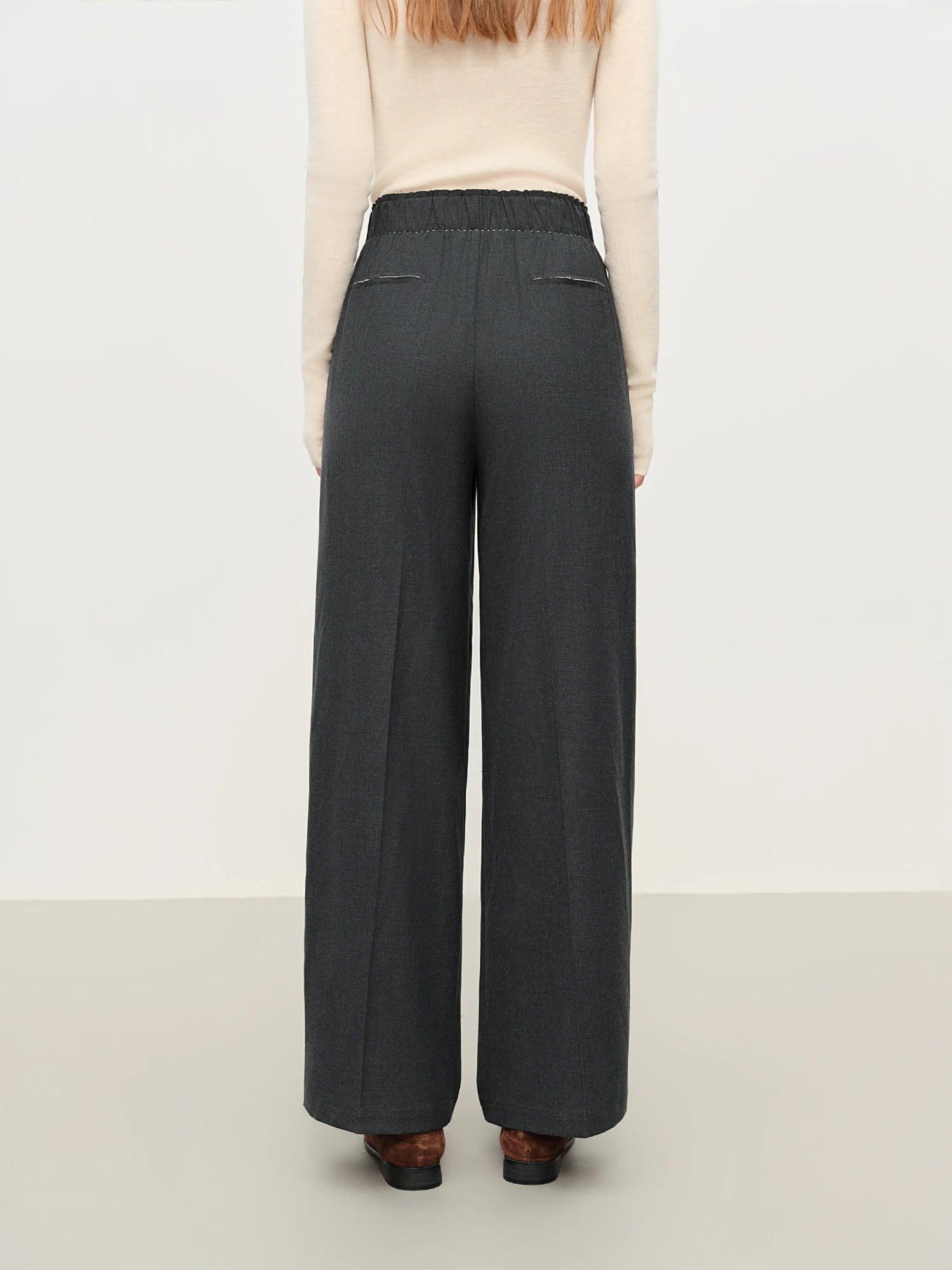 FSLE Relaxed Straight-leg Casual Tros for Women  Winter 2025 New Arrival Versatile Commuter Pants Women's Clothing Pants Winter