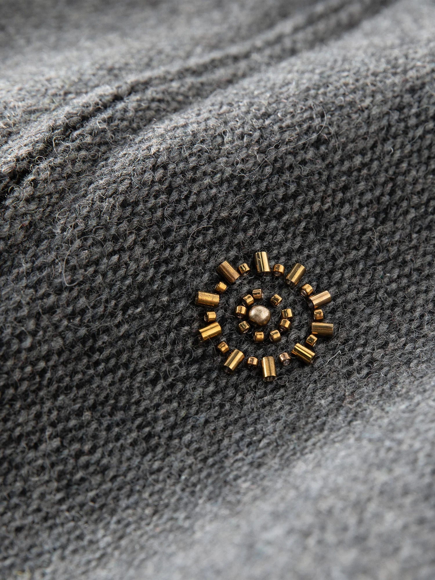 FSLE【Premium Series】Wool Embroidery Patchwork Tweed Coat Women 2025 Winter New Jacket Turn Down Collar Commuting Age-reducing