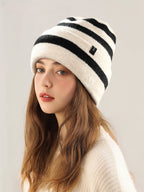 USPOP Women's Winter Warm Wool Knitted Hat Windproof Beanie with Ear Protection