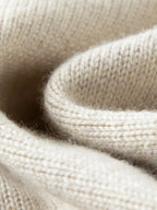 FSLE Contrast Color Loose Hooded Sweater for Women Winter 2025 New Embroidered Jacquard Hoodie Solid Simple Clean Fit