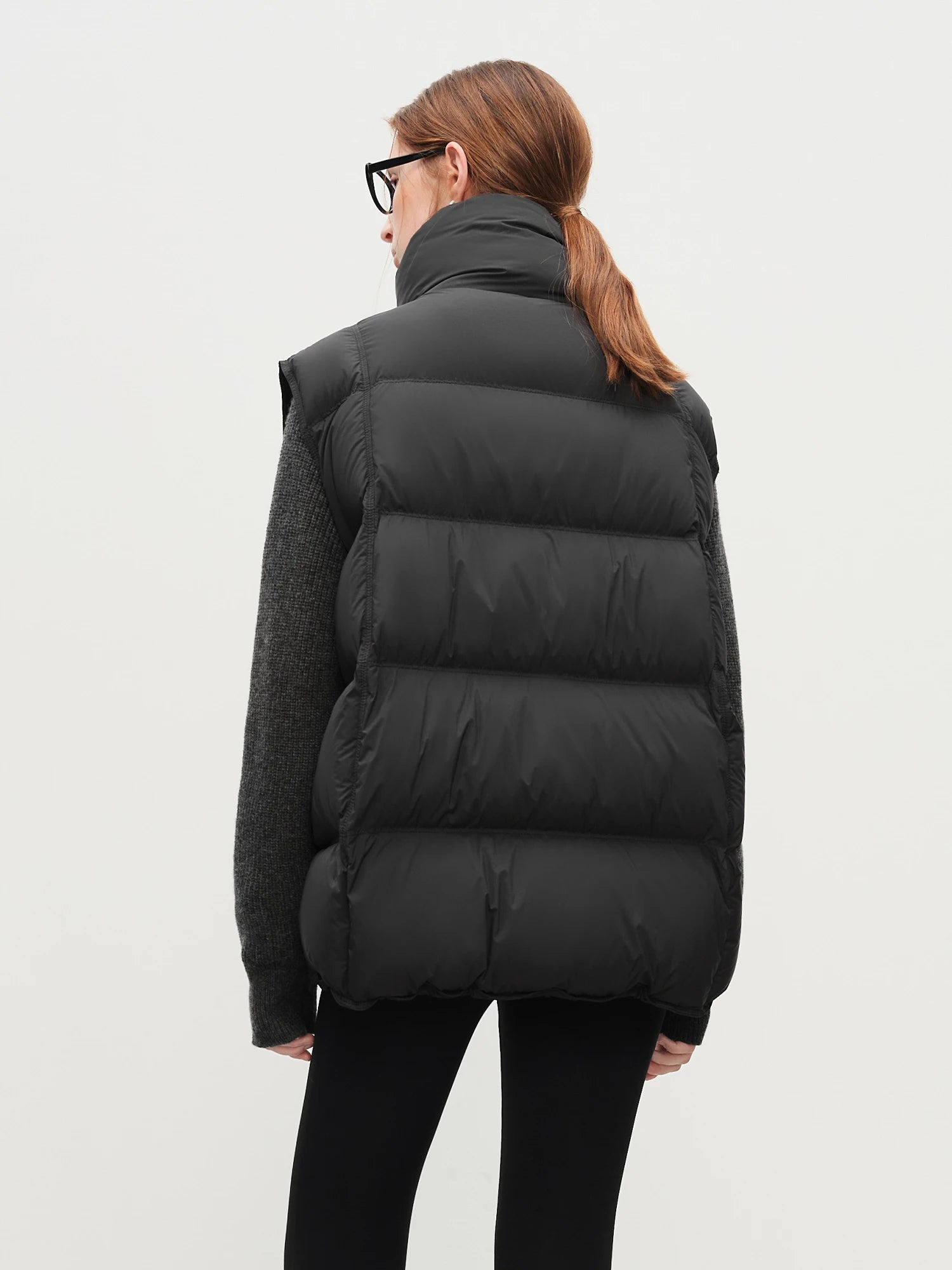 FSLE 2025 Winter Women's Korean Style Stand Collar Puffer Vest - Lightweight Down-Free Design Oversized Cloud-Like Fit Casual